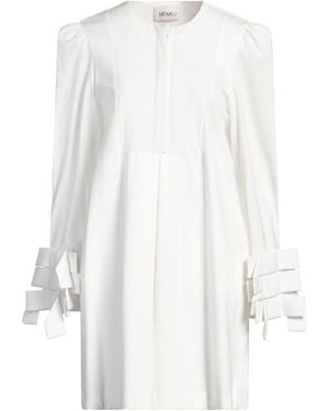 MEIMEIJ Mini Dress Viscose, Polyamide, Elastane, Polyester - White