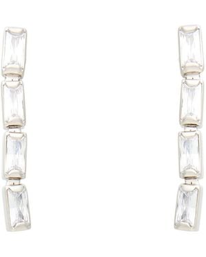 Jil Sander Earrings Recycled Brass - White