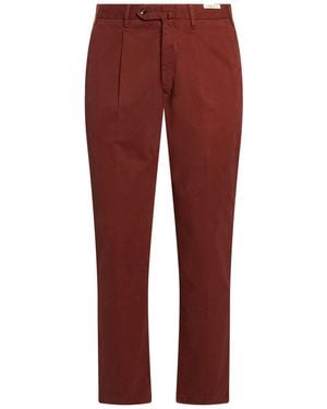 L.B.M. 1911 Brick Trousers Cotton, Elastane - Red