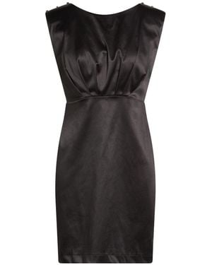 Siste's Capsule Mini Dress Polyester, Cotton, Elastane - Black