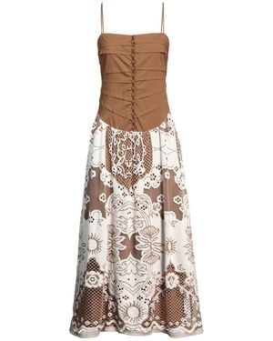 Beatrice B. Midi Dress Cotton, Polyamide, Polyester - Natural