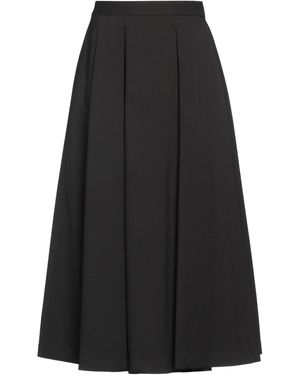 Theory Midi Skirt Polyester, Wool, Polyurethane - Black