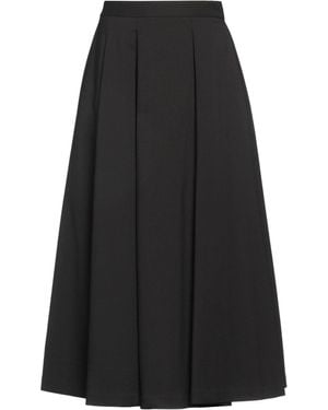 Theory Midi Skirt Polyester, Wool, Polyurethane - Black