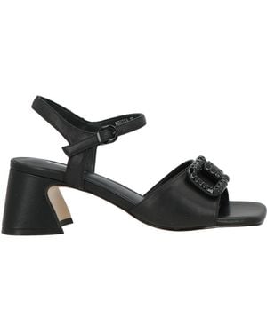 Jeannot Sandals Leather - Black
