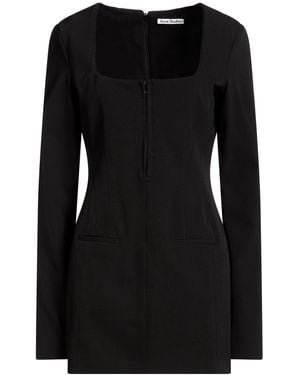 Acne Studios Mini Dress Polyester, Wool, Elastane - Black