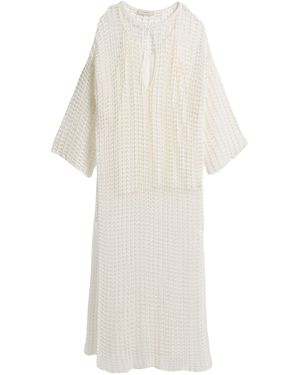 Jucca Maxi Dress Cotton - White