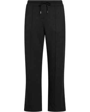 Theory Charcoal Pants Viscose, Elastane, Polyamide - Black