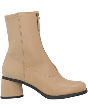 Camper Ankle Boots - Natural