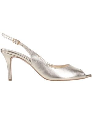 PAOLO MATTEI Platinum Sandals Leather - White
