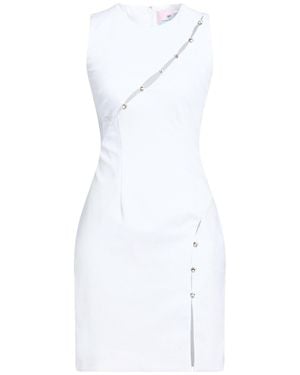 Chiara Ferragni Mini Dress Cotton, Polyamide, Elastane - White