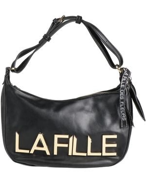 La Fille Des Fleurs Shoulder Bags - Black