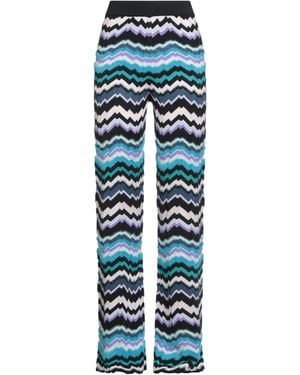 Missoni Azure Trousers Viscose, Wool, Polyamide - Blue
