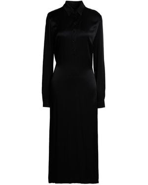 European Culture Maxi Dress Viscose, Elastane - Black