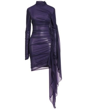 Mugler Mini Dresses - Blue