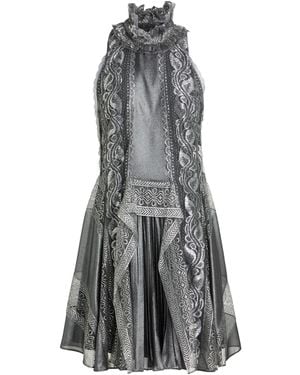 Alberta Ferretti Mini Dress Polyester - Grey