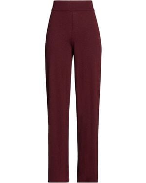 Kontatto Burgundy Pants Polyamide, Wool, Viscose, Cashmere - Red