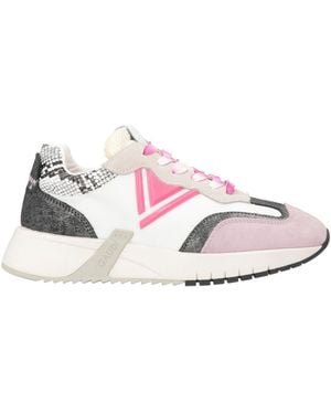 GAUDI Trainers Leather, Textile Fibres - White