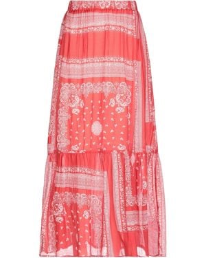 Semicouture Midi Skirt - Red