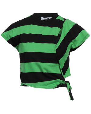 MSGM T-Shirt Cotton - Green