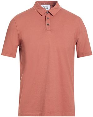 Alpha Studio Polo Shirt Cotton, Elastane - Pink