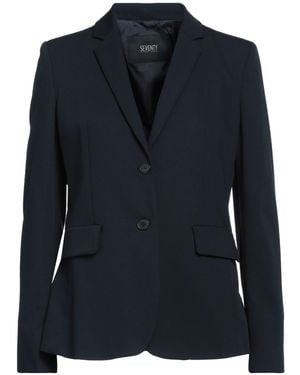SEVENTY VENEZIA Blazer Viscose, Polyester, Elastane - Blue