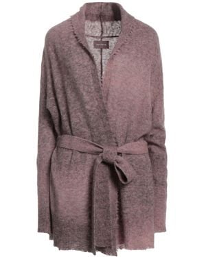 Zadig & Voltaire Mauve Cardigan Alpaca Wool, Polyamide, Wool - Purple