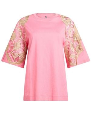 Alberta Ferretti T-Shirt Cotton, Polyamide - Pink