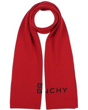 Givenchy Scarf Wool, Cashmere - Red