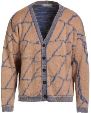 Paura Cardigan Virgin Wool, Acrylic, Polyamide, Mohair Wool - Blue