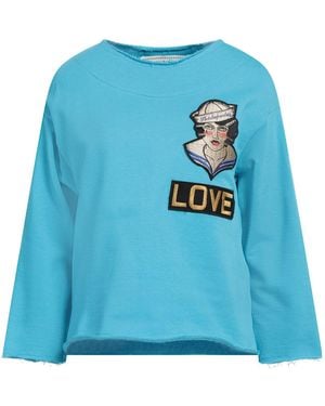 Shirtaporter Sweatshirt Cotton - Blue