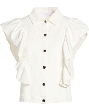 Soallure Denim Outerwear - White