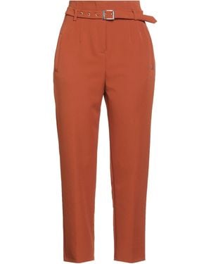 GAUDI Trousers Polyester, Elastane - Red