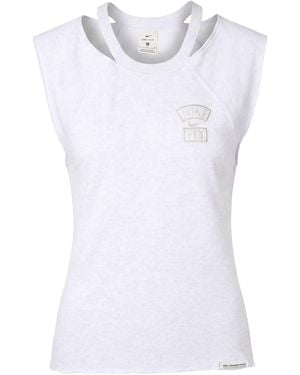 Nike Sweatshirt Cotton, Polyester - White
