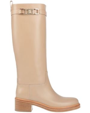 Ferragamo Boot Calfskin - White