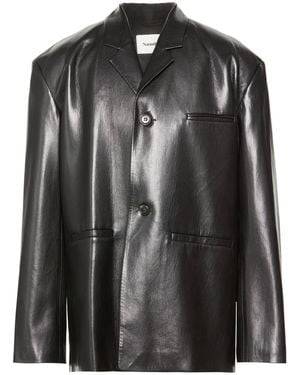 Nanushka Blazer Polyurethane - Black
