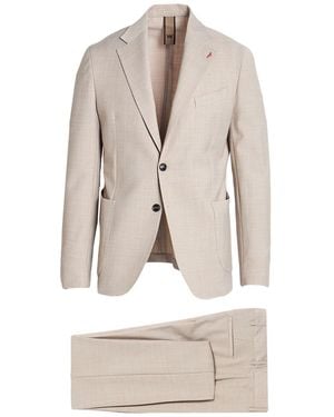 MULISH Suit Wool, Polyester, Elastane - White