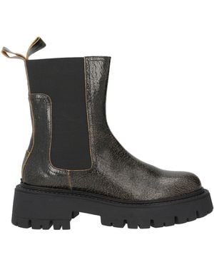 A.Bocca Ankle Boots Leather - Black