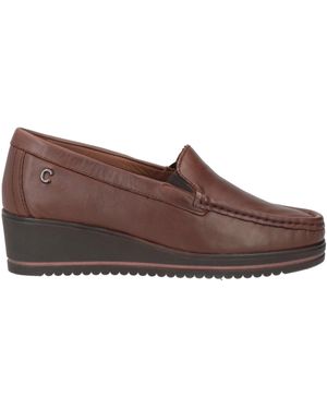 Cinzia Soft Loafers Leather - Brown