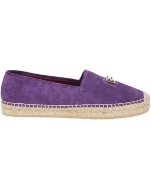 Dolce & Gabbana Espadrilles Leather - Purple