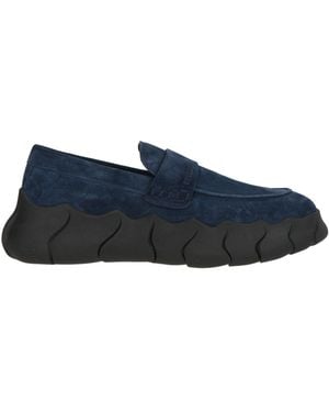 Testoni Loafers Leather - Blue