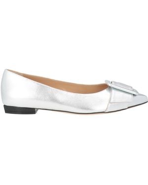 Sergio Rossi Ballet Flats Leather - White