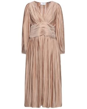Soallure Midi Dress Polyester - Natural