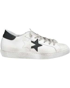 2Star Trainers Leather - White