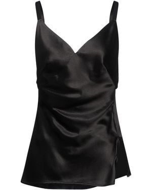 McQueen Top Viscose, Silk - Black