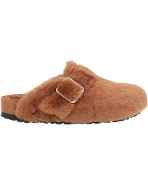 1774 BIRKENSTOCK Mules & Clogs Shearling - Brown