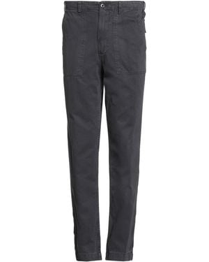Hartford Charcoal Pants Cotton - Gray
