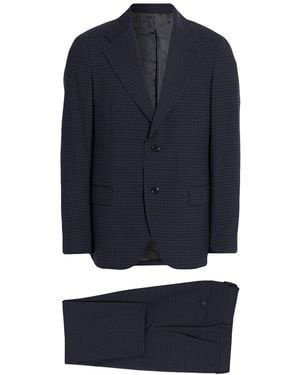 Lardini Suit Wool, Elastane - Blue