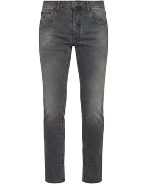 Moorer Jeans Cotton, Polyethylene, Elastane - Gray