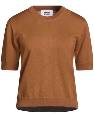 Alpha Studio Sweater - Brown