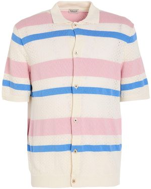 GALLIA Cardigan Linen, Cotton - Pink